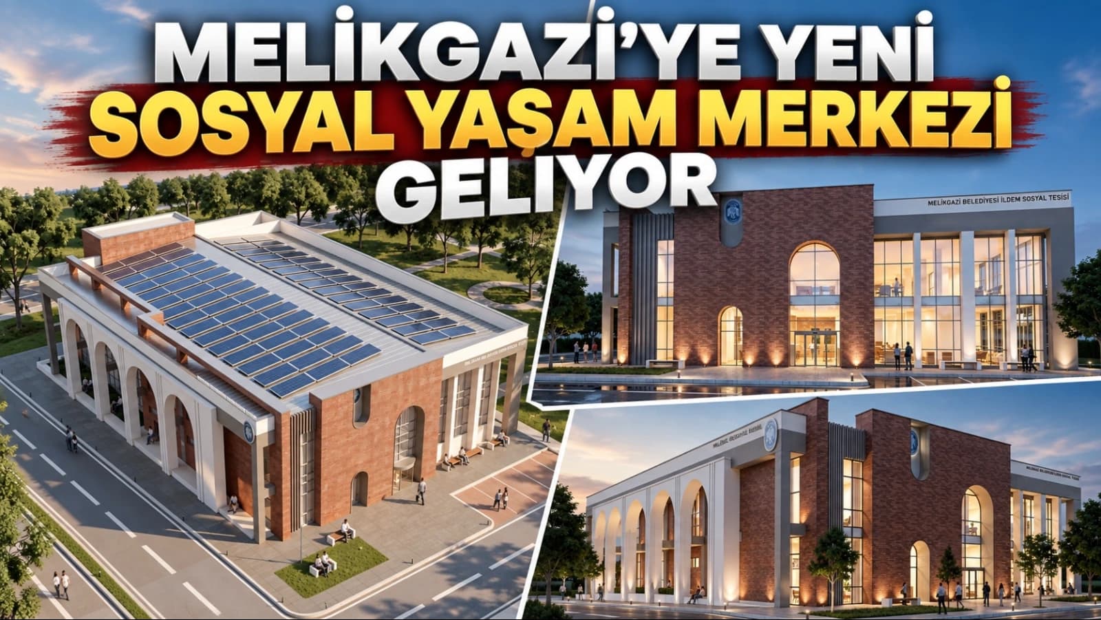 Melikgazi’ye yeni sosyal yaşam merkezi geliyor