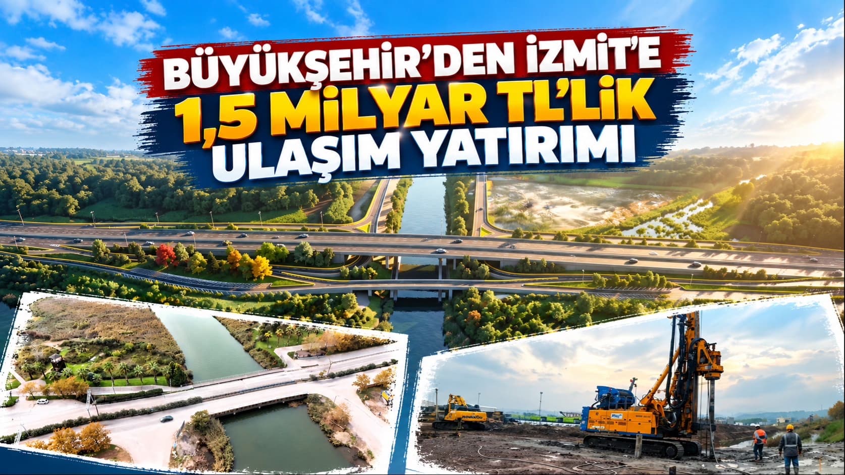 Büyükşehir’den İzmit’e 1,5 milyar tl’lik ulaşım yatırımı